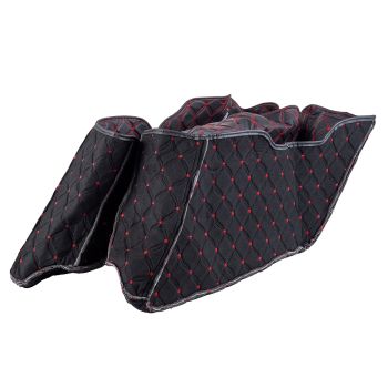 Custom Red Stitching Liner Kit Fit for OEM Tapered Bags Bottoms