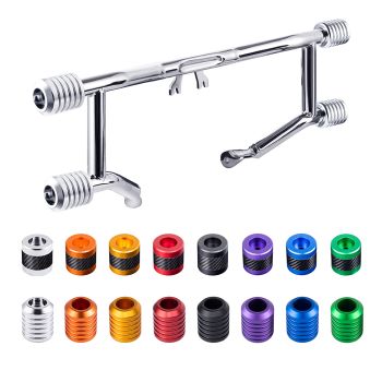 Chrome ProTek Front Performance High Way Peg Two Step Crash Bar for Harley Touring 