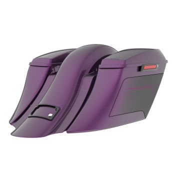 Poison Berry Bagger Boss Down and Out Bagger Kit Black Latch For '23-'25 Harley CVO & '24-'25 Street Glide Road Glide