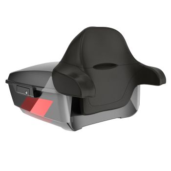 Hot Lap Color Matched Latch Hardware Rushmore King Tour Pack Pad For  '97-'22 Harley Touring / Softail