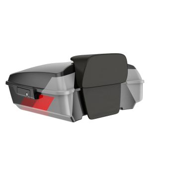 Hot Lap Color Matched Latch Hardware Rushmore Chopped Tour Pack Pad For  '97-'22 Harley Touring / Softail