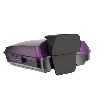 Poison Berry Color Matched Latch Hardware Rushmore Razor Tour Pack Pad For  '97-'22 Harley Touring / Softail