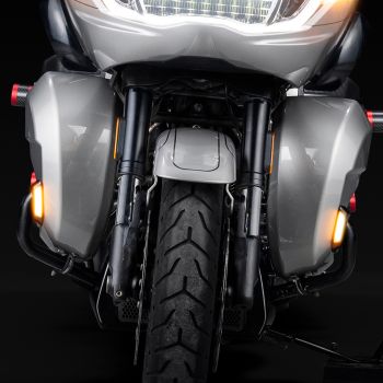 Advanblack LED Running/Turn Signals For 23.5up Harley Touring w/ Advanblack Fairing