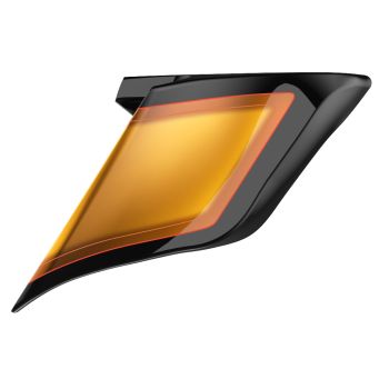 Advanblack Tobacco Fade ABS Stretched Extended Side Cover Panel for 2014+ Harley Davidson Touring 