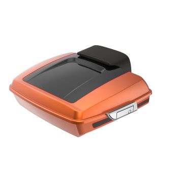 Amber Whiskey and Vivid Black RUSHMORE RAZOR TOUR PACK PAD FOR '97-'23 HARLEY TOURING / SOFTAIL