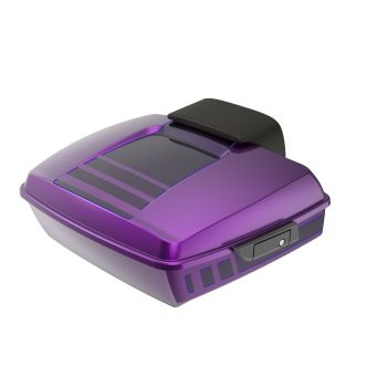 Ridgeline Purple Fire and Blackberry Smoke Chopped Tour Pack with Black Latch Hardware