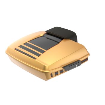 Ridgeline Black Hills Gold and Black Quartz RUSHMORE RAZOR TOUR PACK PAD FOR '97-'23 HARLEY TOURING / SOFTAIL