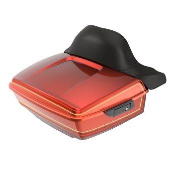 El Diablo King Tour Pack Pad Luggage Trunk For '97-'23 Harley Touring 