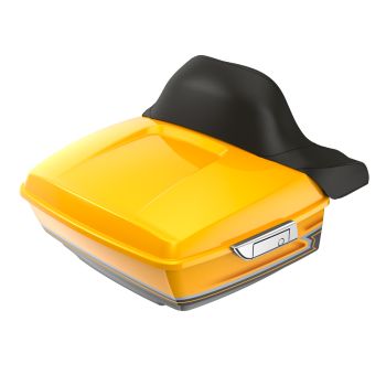 Hightail Yellow Pearl RUSHMORE KING TOUR PACK PAD FOR '97-'22 HARLEY TOURING / SOFTAIL
