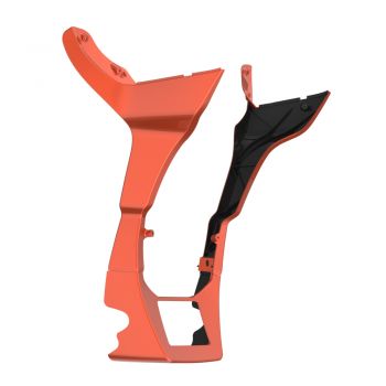 Orange Lava Fairing Spoiler Kit for Harley Road Glide 2017-later