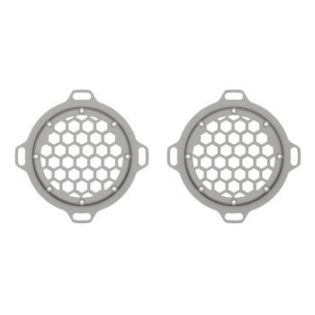 Advanblack x XBS Color Matched HEX Speaker Grills For 2013down Electric Glide / Street Glide Inner Fairing-Pewter Pearl