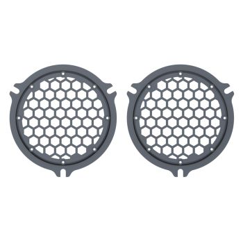 Advanblack x XBS Black Tempest HEX Speaker Grills For 2014+ Electric Glide / Street Glide Inner Fairing