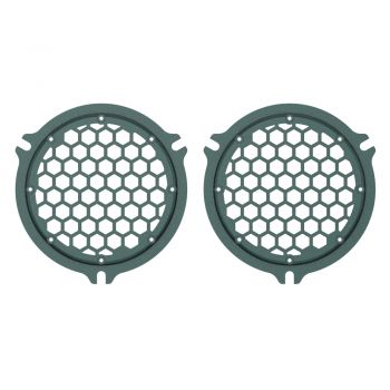 Advanblack x XBS Color Matched HEX Speaker Grills For 2014+ Electric Glide / Street Glide Inner Fairing-Deep Jade Pearl