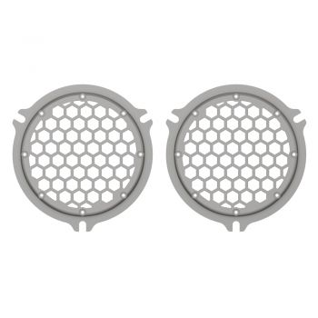 Advanblack x XBS Color Matched HEX Speaker Grills For 2014+ Electric Glide / Street Glide Inner Fairing-Pewter Pearl