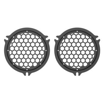 Advanblack x XBS Vivid Black HEX Speaker Grills For 2014+ Electric Glide / Street Glide Inner Fairing