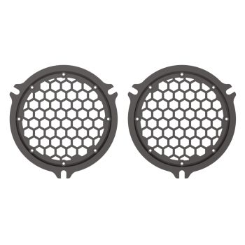 Advanblack x XBS Black Jack Metallic HEX Speaker Grills For 2014+ Electric Glide / Street Glide Inner Fairing