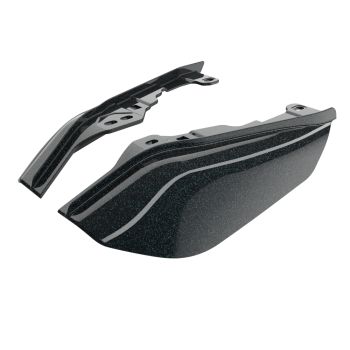 Iron Horse Metallic MID-FRAME AIR DEFLECTORS HEAT SHIELD FOR '09-'24 HARLEY DAVIDSON TOURING