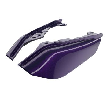 Mystic Shift MID-FRAME AIR DEFLECTORS HEAT SHIELD FOR '09-'24 HARLEY DAVIDSON TOURING