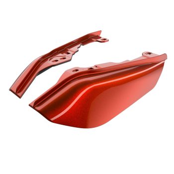 Whiskey Firestorm MID-FRAME AIR DEFLECTORS HEAT SHIELD FOR '09-'24 HARLEY DAVIDSON TOURING