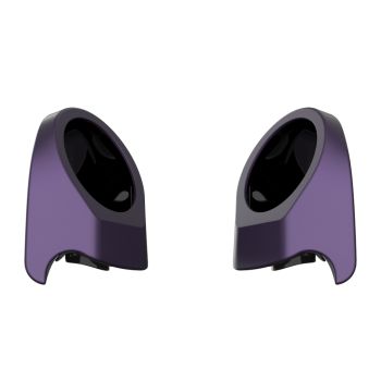 Purple Abyss Denim 6.5 Inch Speaker Pods for Advanblack & Harley King Tour Pak