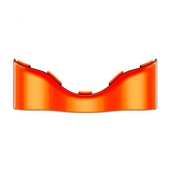 Wicked Orange Pearl Outer Batwing Fairing Skirt For 2014+ Street Glide, Electra Glide, Ultra