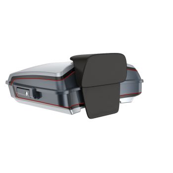 Charred Steel Razor Tour Pack Pad Luggage Trunk For '97-'23 Harley Touring 