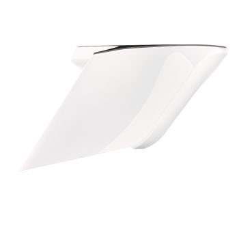 Advanblack Great White Pearl ABS CVO Style Stretched Extended Side Cover Panel  for 2014+ Harley Davidson Touring