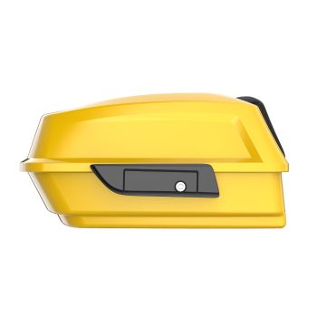 Advanblack Chrome Yellow King Rear Tour Trunk Pack Trunk Luggage fit '97-'20 Harley Davidson Touring