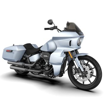 Advanblack Crushed Ice Pearl 8'' Saddlebag Speaker Lids Cover for Harley Davidson Touring 2014-2020