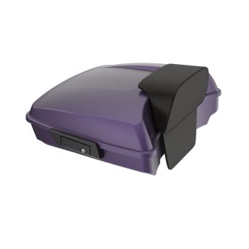 Purple Abyss Denim Black Latch Hardware Rushmore Razor Tour Pack Pad For  '97-'22 Harley Touring / Softail