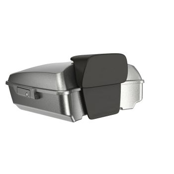 Mercury Silver Color Matched Latch Hardware Rushmore Chopped Tour Pack Pad For  '97-'22 Harley Touring / Softail