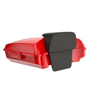 Rally Red Color Matched Latch Hardware Rushmore Razor Tour Pack Pad For  '97-'22 Harley Touring / Softail