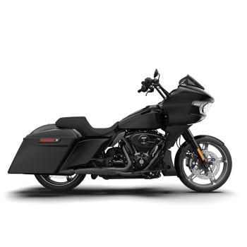 Vivid Black Spoiler Fairings Kit with Support Bracket for '23.5-'25 Harley Road Glide 
