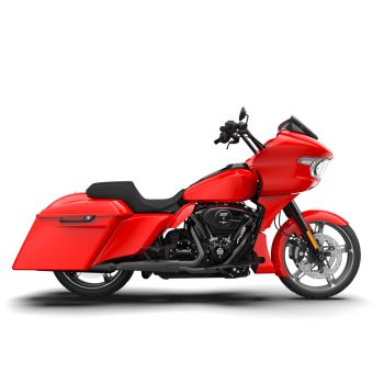 Rally Red Spoiler Fairings Kit with Support Bracket for '23.5-'25 Harley Road Glide 