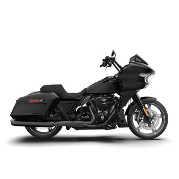 Vivid Black Spoiler Fairings Kit with Support Bracket for '23.5-'25 Harley Road Glide 