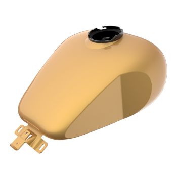 Black Hills Gold HOLESHOT performance bagger style tank for '09-'23 Harley Tourings