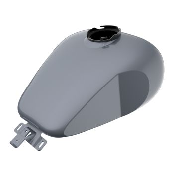 Gauntlet Grey Metallic HOLESHOT performance bagger style tank for '09-'23 Harley Tourings
