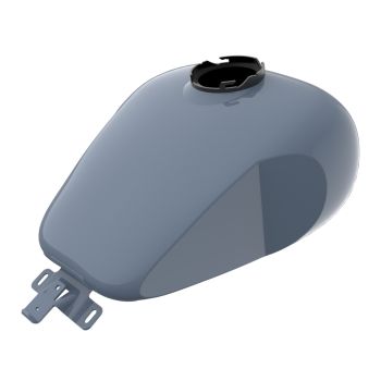 Gunship Gray HOLESHOT performance bagger style tank for '09-'23 Harley Tourings