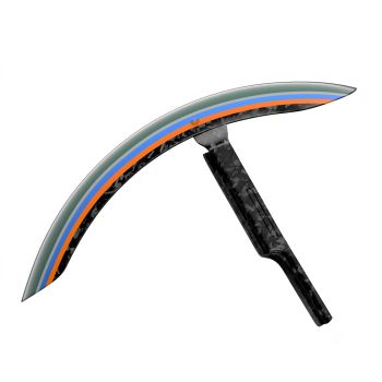 Advanblack Daybrake Alpine Green Glossy Black Forged Carbon Fiber Front Fender for Harley '20-'25 Harley Low rider S/ ST
