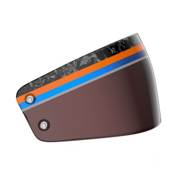 Advanblack Daybrake Inferno Gray Glossy Black Forged Carbon Fiber Battery Cover for Harley M8 Softai