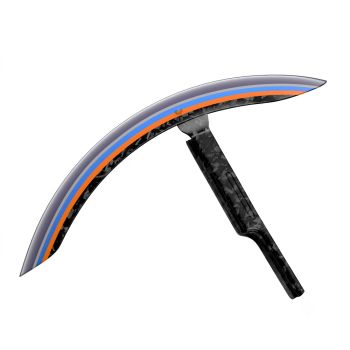 Advanblack Daybrake Mystic Shift Glossy Black Forged Carbon Fiber Front Fender for Harley '20-'25 Harley Low rider S/ ST