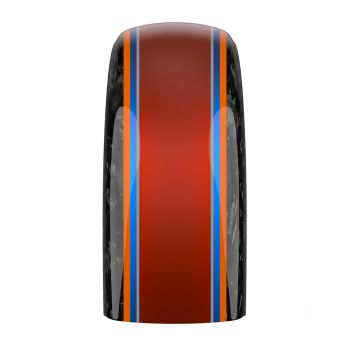 Advanblack Daybrake Red Rock Glossy Black Forged Carbon Fiber Rear Fender for Harley '20-'25 Harley Low rider S/ ST