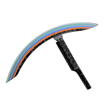 Advanblack Daybrake Teal Thunder/Vivid Black Glossy Black Forged Carbon Fiber Front Fender for Harley '20-'25 Harley Low rider S/ ST