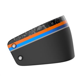 Advanblack Daybrake Unpainted Glossy Black Forged Carbon Fiber Battery Cover for Harley M8 Softai