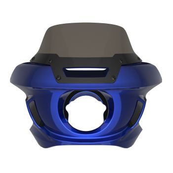 Aurora Blue Denim Low Rider ST Style Front fairings Smoke Windshield