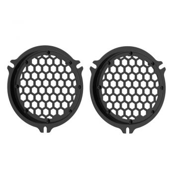 Advanblack x XBS Unpainted HEX Speaker Grills For 2014+ Electric Glide / Street Glide Inner Fairing