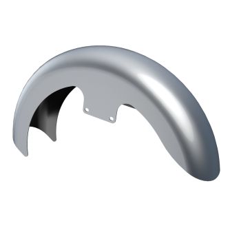 Advanblack Atlas Silver Metallic 19" Reveal Wrapper Hugger Front Fender For ''86-''21 Harley Touring Models 