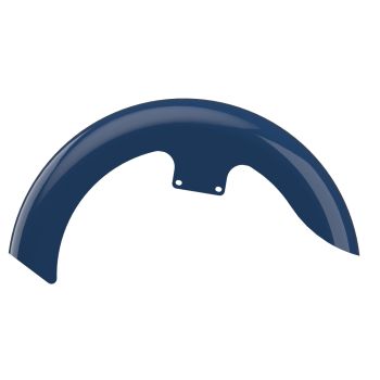 Advanblack Billiard Blue 19" Reveal Wrapper Hugger Front Fender For ''86-''21 Harley Touring Models 