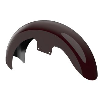 Advanblack Billiard Burgundy 19" Reveal Wrapper Hugger Front Fender For ''86-''21 Harley Touring Models