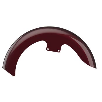 Advanblack Color-Matched 19" Reveal Wrapper Hugger Front Fender For ''86-''21 Harley Touring Models -Crimson Red Sunglo